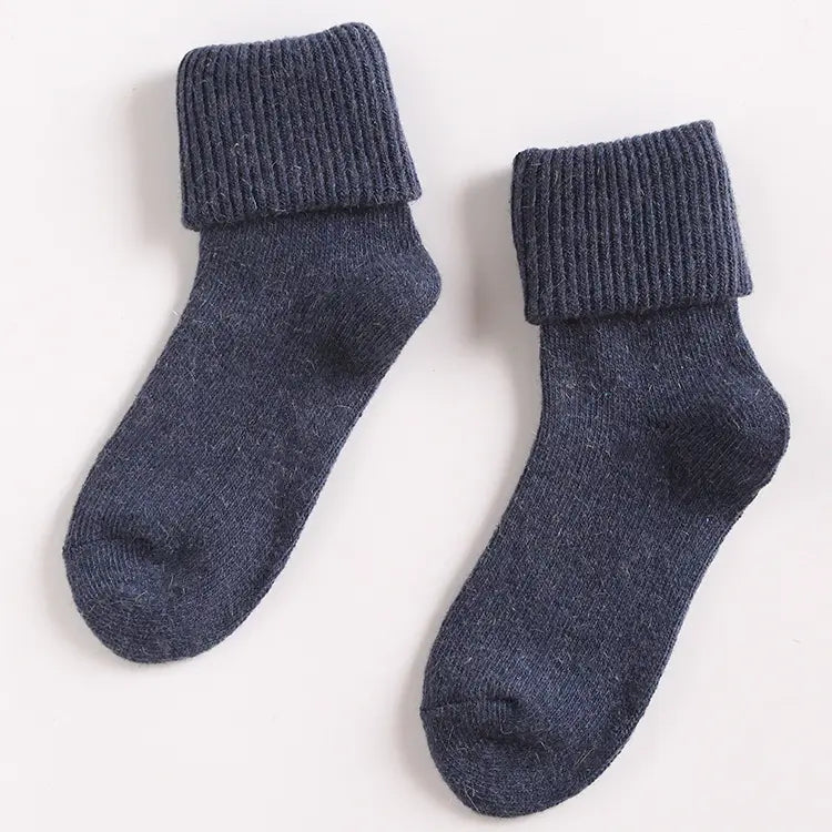 Socks with wool and rabbit hair