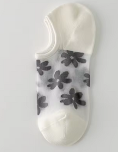 Mesh Flower Socks-5 colours
