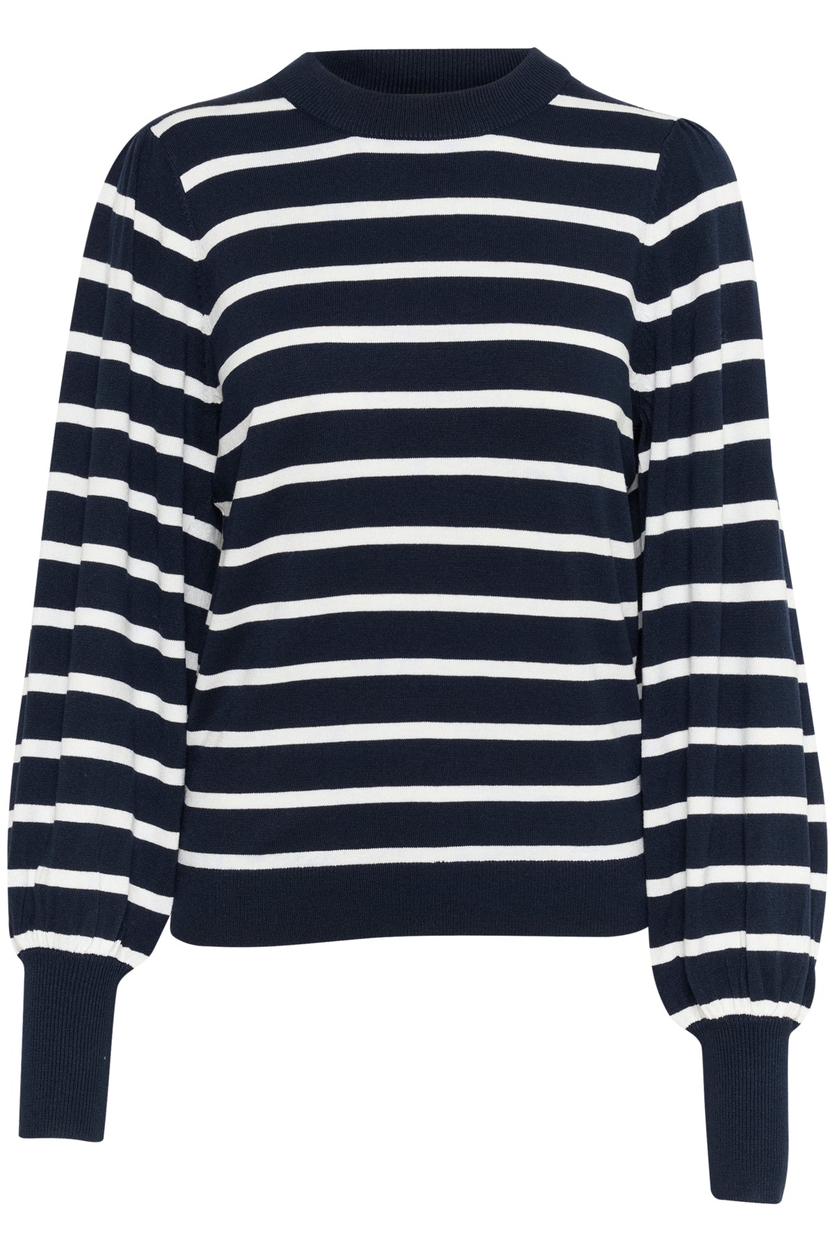 Lizzy Stripe knit pullover (Navy stripe)