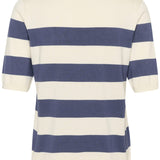 Lizza Striped Knit (Indigo blue/White)