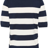 Lizza striped knit(Navy/Off White)