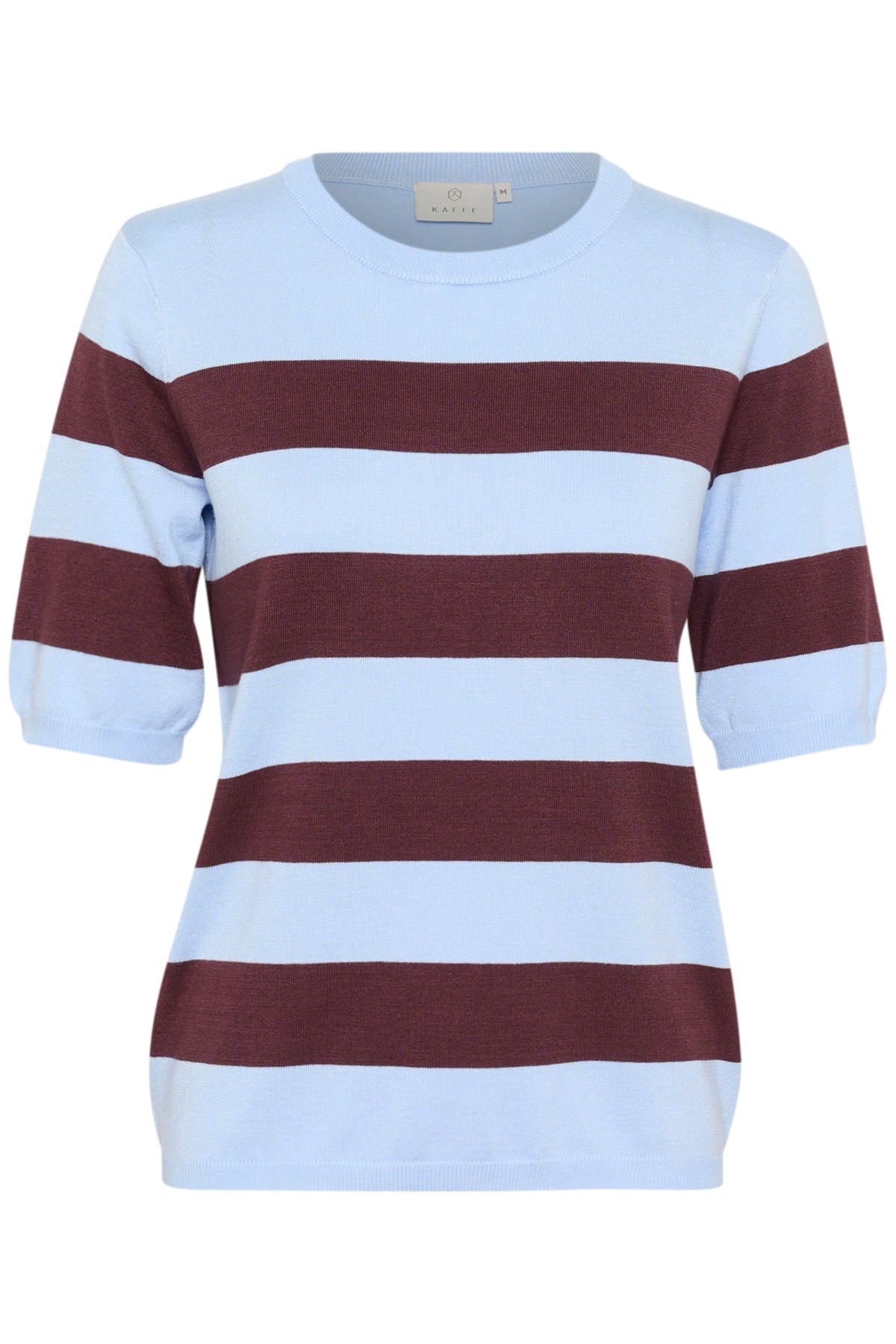 Lizza striped knit -pale blue