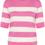 Lizza striped knit(Pink/White)