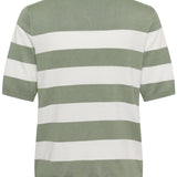 Lizza striped knit(Green/White)
