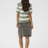 Lizza striped knit(Green/White)