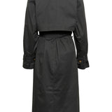 PATRICIA TRENCH coat -washed black