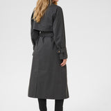 PATRICIA TRENCH coat -washed black
