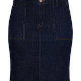 Milla denim skirt curve style