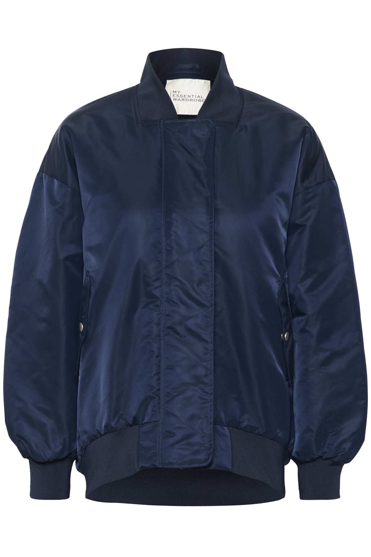 Helga Bomber Oversize Jacket-(Dark Sapphire)