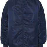 Helga Bomber Oversize Jacket-(Dark Sapphire)