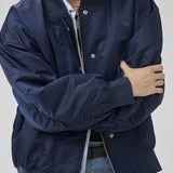 Helga Bomber Oversize Jacket-(Dark Sapphire)