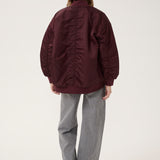 HELGA BOMBER Jacket-Fudge