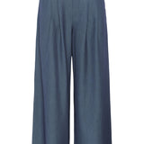Vitta High Wide Pant (dark blue with stripe)