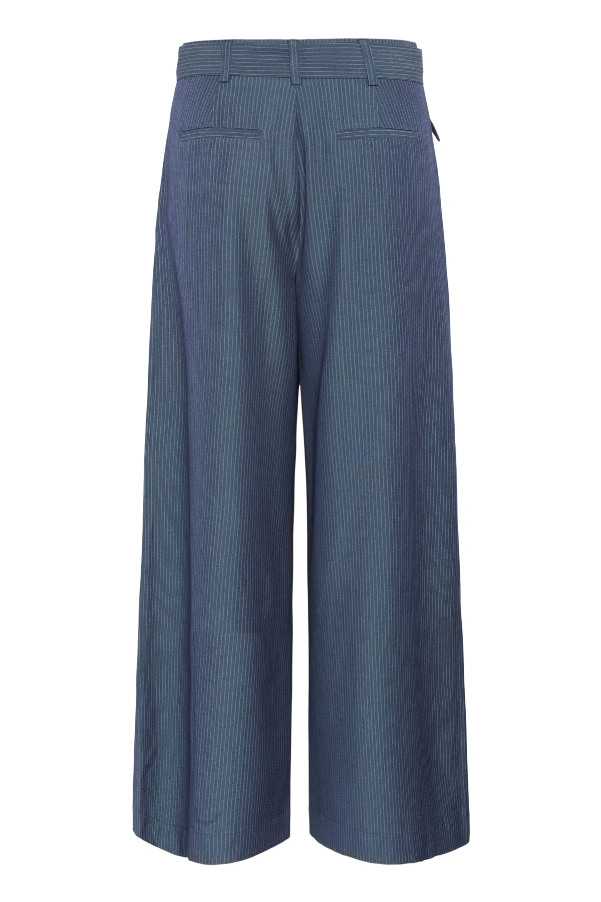 Vitta High Wide Pant (dark blue with stripe)