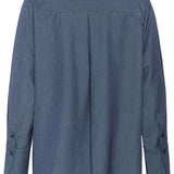 Vitta Shirt (Dark blue with stripe)