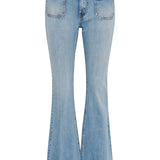 DANGO 144 High x wide Boot cut-light blue