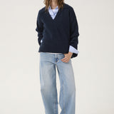 Huxi V-neck pullover