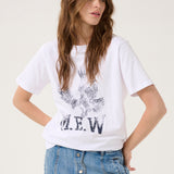 Eagle Boxy T-Shirt(white)