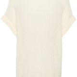 Lingo embossed knit vest