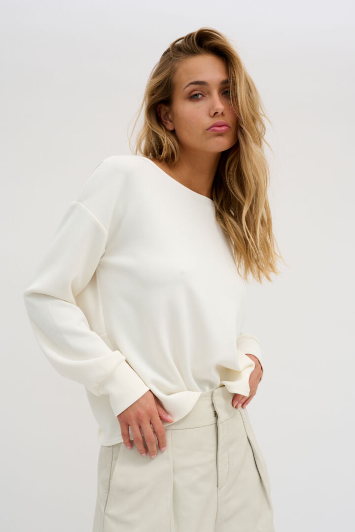 Elle Knot Blouse (White)