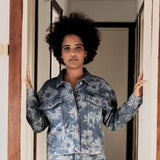 Betsie Flower Jean Jacket