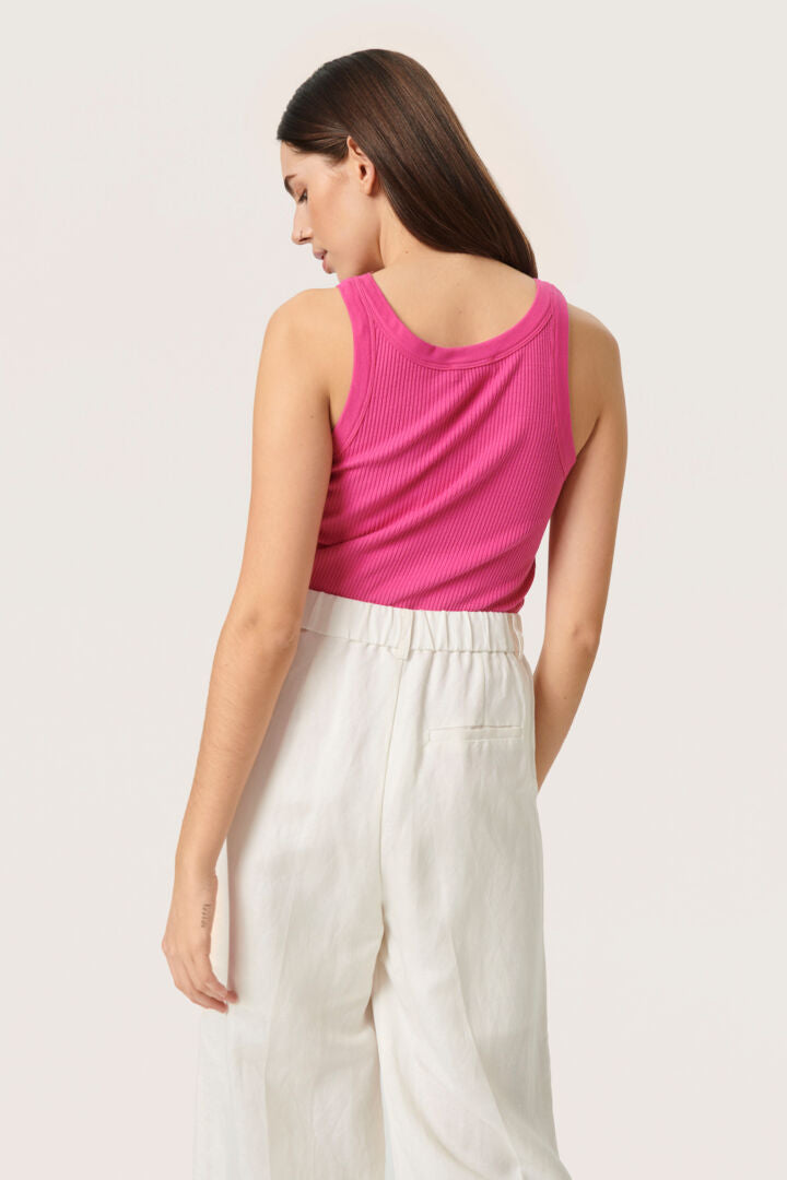 Simone Tank Top -Fushia