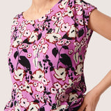 Zaya Top-Graphic floral