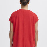 Rebel round neck T -Shirt (Red)