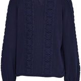 Annie cardigan(Navy)