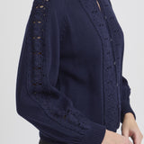 Annie cardigan(Navy)