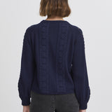Annie cardigan(Navy)