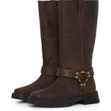 Tita Leather Biker Boot-washed brown