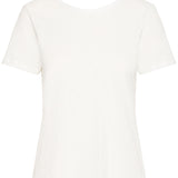 Olya low back T shirt-white