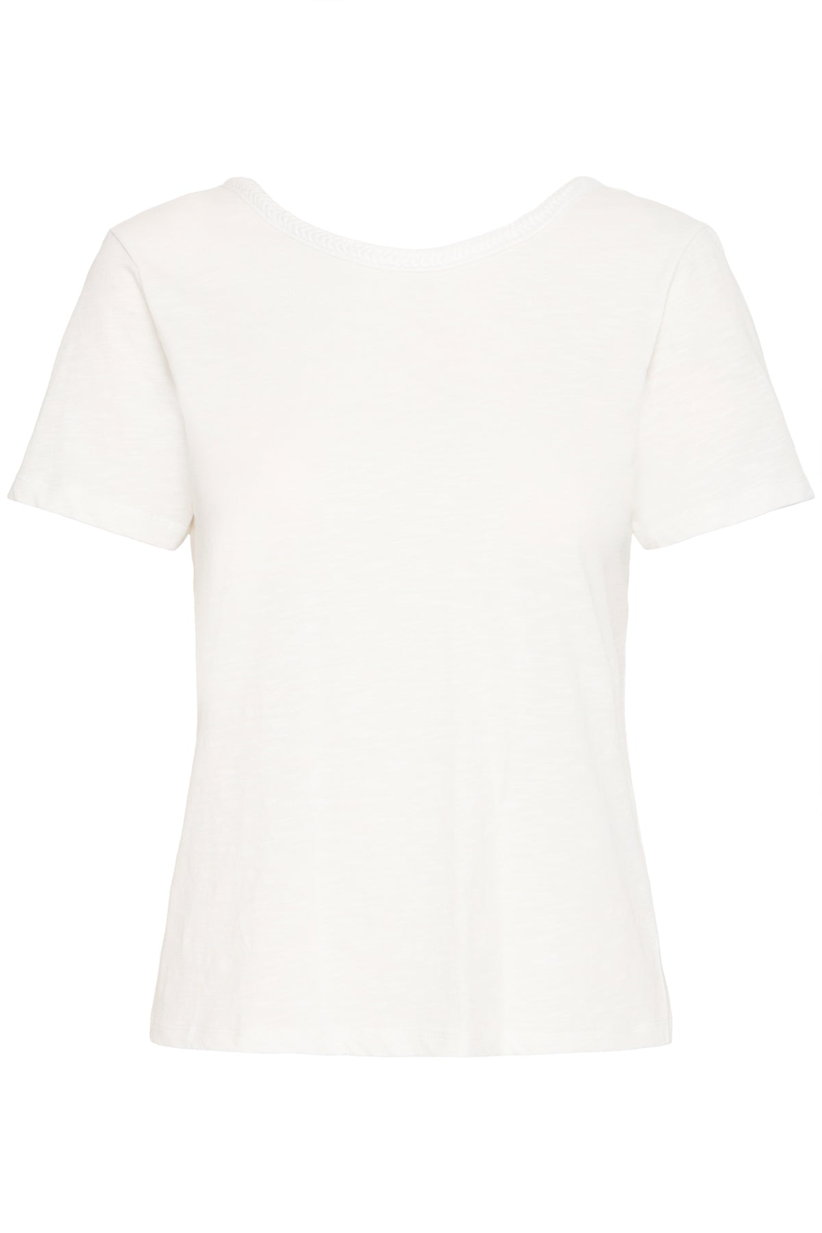 Olya low back T shirt-white