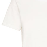 Olya low back T shirt-white