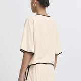 Tacita shirt-sandshell