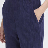 Kate Corduroy Pants(Navy)