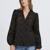 Junela Blouse -black