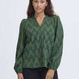 Junela Blouse -green