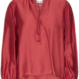 Karlani shirt blouse(red)