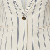 Kate Stripe Blazer-Birch