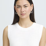 Dotties Vest- (White)