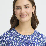 Seen T-Shirt (Blue floral)