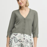 Clia Cardigan (Agave Green)