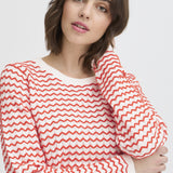 Luma long sleeve pullover(red)