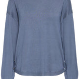 Besmock Pullover - (Bering sea blue)
