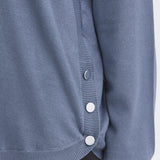 Besmock Pullover - (Bering sea blue)