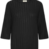 Kaia T-Shirt blouse (Black)