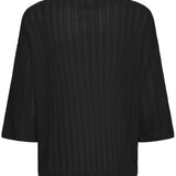 Kaia T-Shirt blouse (Black)