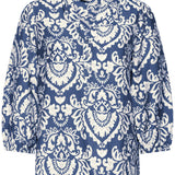 Lili Blouse (Navy)